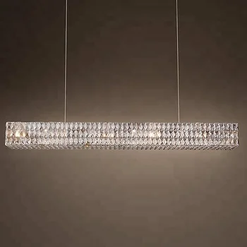 Rectangle Crystal Lighting Handmade Modern K9 Cristal Chandelier E12 Led Light Source Zhongshan Factory Ceiling Lamps Cz2558 10 Buy Crystal