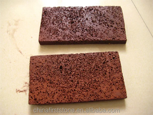 GCRB011 Hot Natural Landscaping Cladding Red Lava Bricks