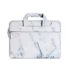 Portable Waterproof Notebook Shoulder Bag Marble Canvas Sleeve Laptop Bag for Macbook Pro Retina 15 inch Touch Bar