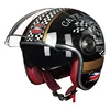 Custom ABS material DOT double visor motorcycle helmet