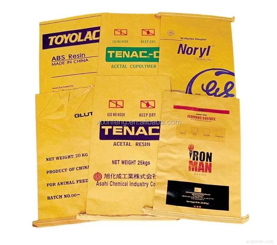 Recycle 25kg 50kg Cement Bag Price/polypropylene Bags Of Cement With Kraft Paper Buy 50kg