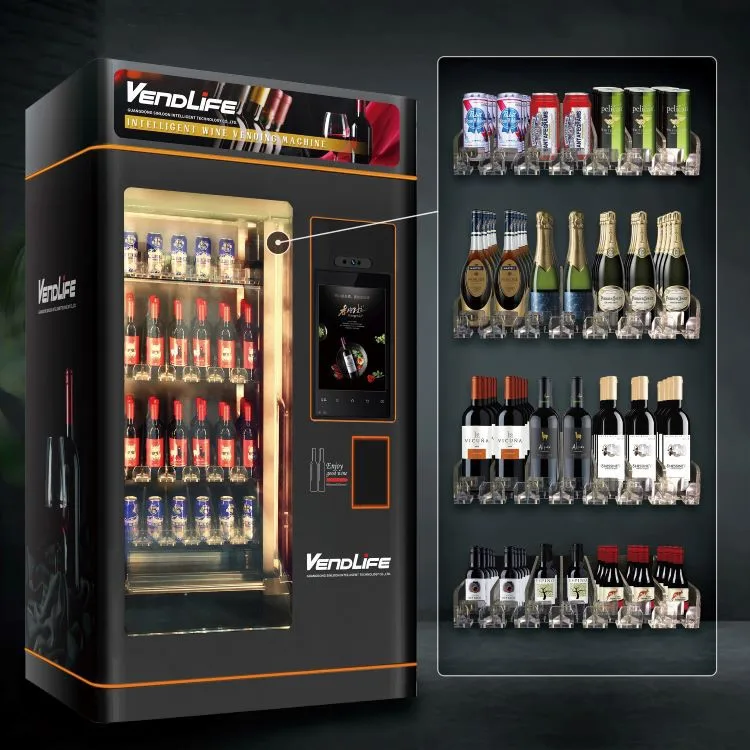 Smart Glass Bottle Champagnevending Machine Beer Red Wine Alcohol