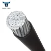 600V Service drop ABC cable Triplex 2*6AWG+1*6AWG Voluta 12 gauge aluminum wire