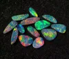 Ethiopian Opal oval cabochon/Australian Black opal