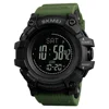 Skmei 1356 multifunction compass watch waterproof digital sport pedometer watch men