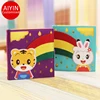 Custom Composition Notebook For Students Hard Cover Fancy Spiral Fluffy Plush Diary Planner With Lock