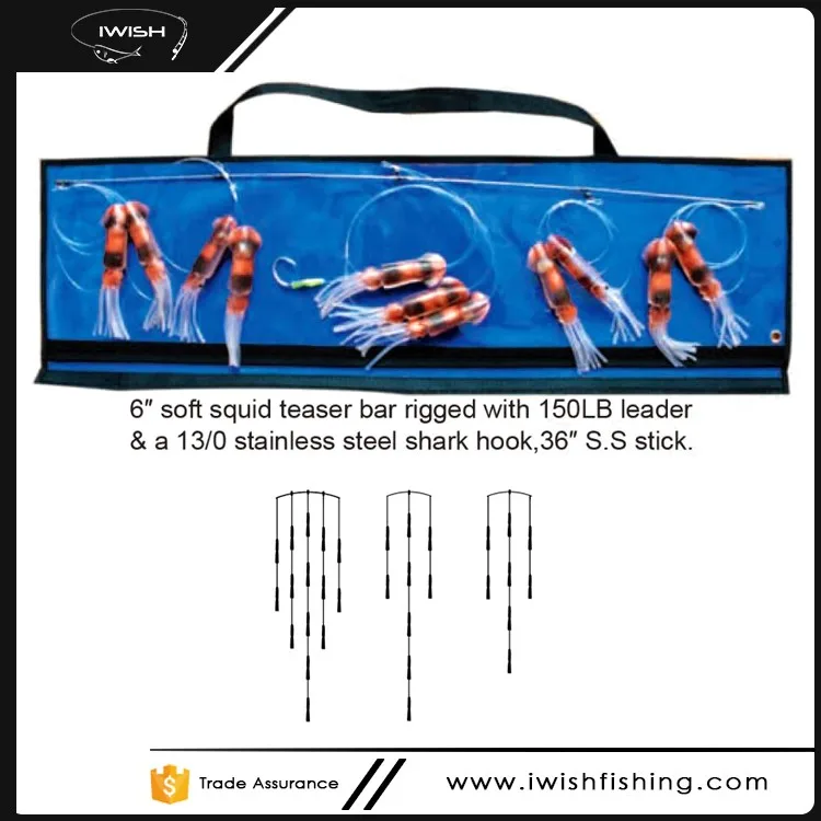 Handy Storage Bag 9" Bulb Squid Tuna Spreader Bars Tackle Buy Tuna