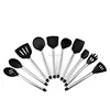 Heat-Resistant stainless steel handle cooking silicone kitchen utensils set