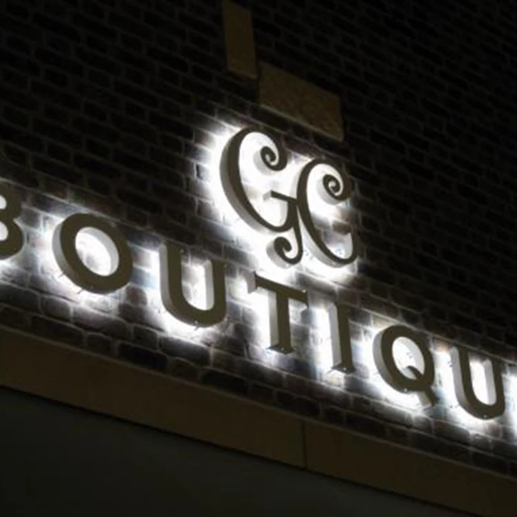 Used Outdoor Lighted Signs Led Light Up Letters Vinyl Advertising Backlit