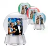 Hot Sale Personalized Handmade Polyresin snow globe photo frame