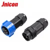 Jnicon waterproof circular power 4 pin rgb led strip connector