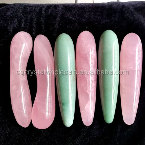 Natural Rose Quartz Crystal Dildos For Sex100 Natural Crystal Massage