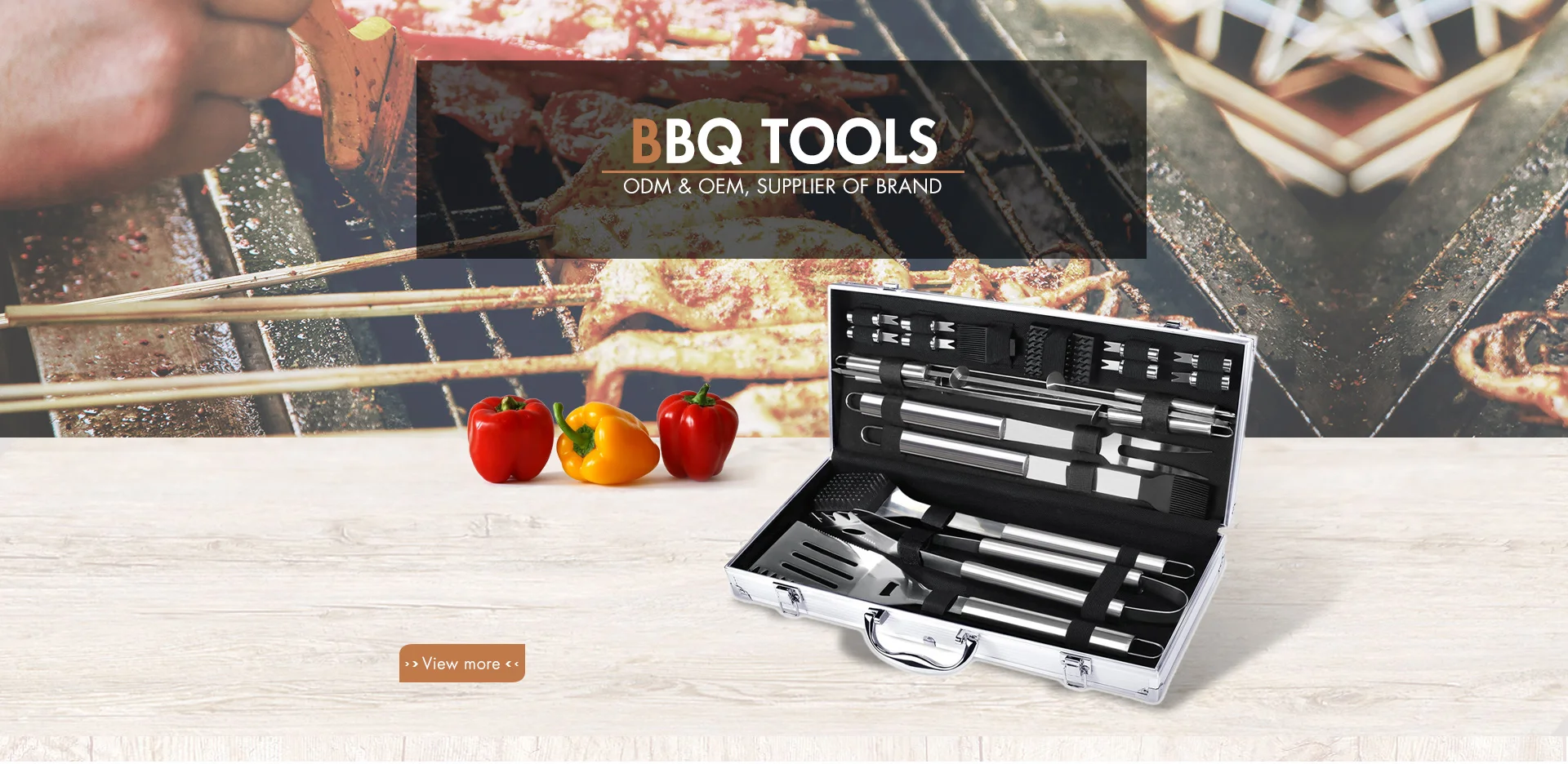 Non Stick qualité professionnelle Bbq Rack Triple Fish BBQ-Panier Heavy Duty