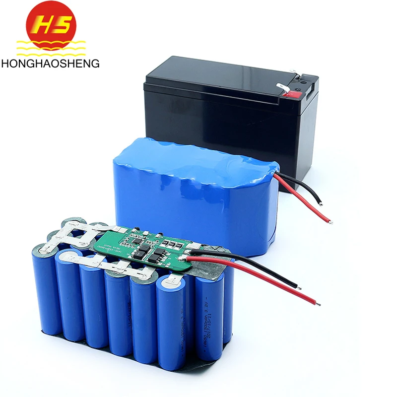 ALL IN ONE 18650 3S5P 12Volt Lithium Battery 11Ah Rechargeable Lithium  Battery Pack 