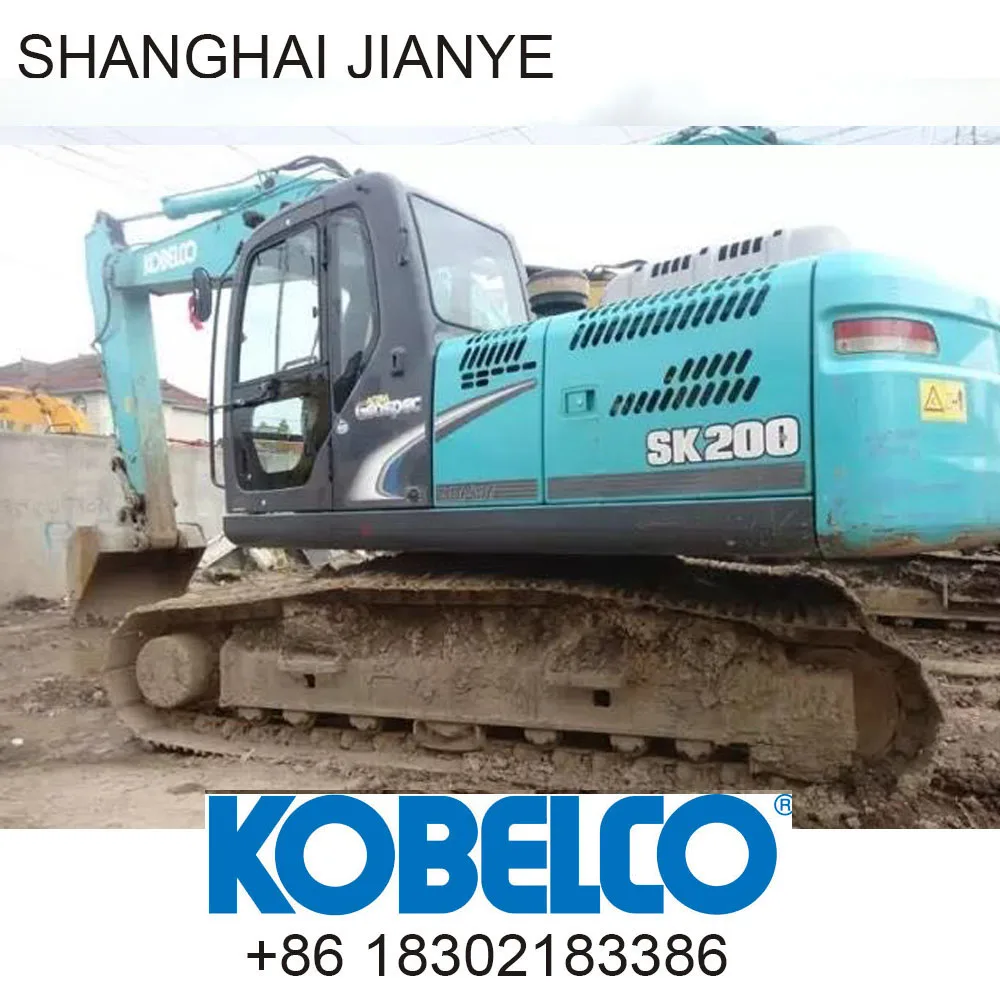 Murah Digunakan Kobelco Sk200 210 220 Hydraulic Excavator 