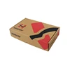 Carton Black Hot Stamping Gold Silver E-commerce Airplane Packaging Earphone Ear Stud Reuse Of Paper Box
