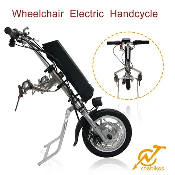 attachable handcycle for wheelchair