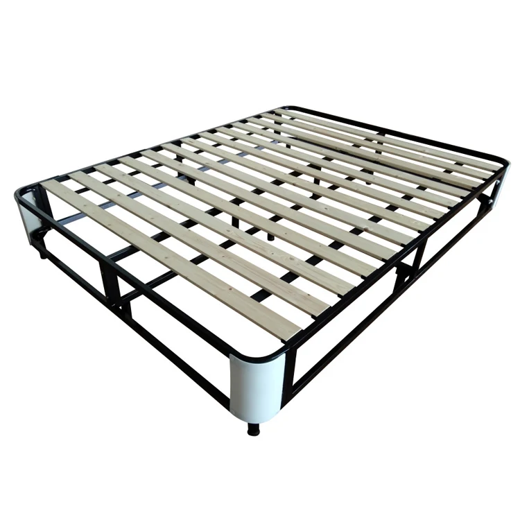 New Design Bedroom Furniture Adjustable Meta Hotel Bed Base With Wooden