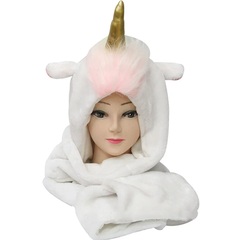 plush unicorn hat