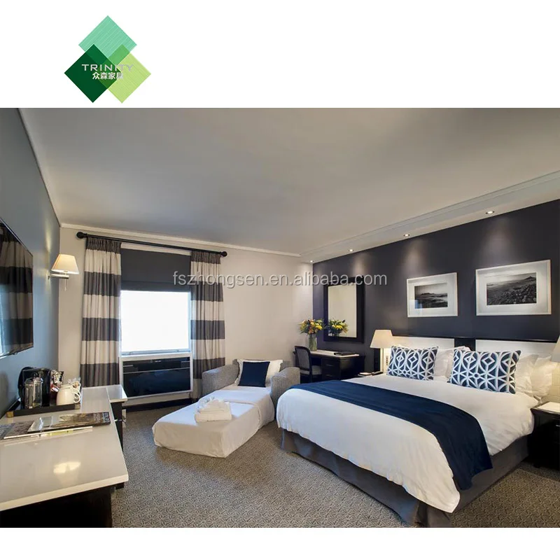 4 Or 5 Star Luxury Hotel Bed Room Furniture With High Classic Modern