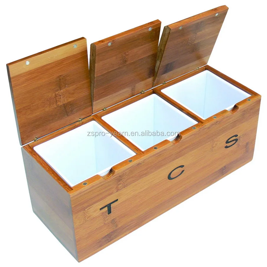 wooden tea and coffee canisters