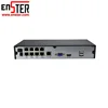 Enster 8ch 2MP CCTV Camera NVR With Embedded LINUX Full HD Network Backup, USB Hard Disk, USB SATA Burner Wifi Poe NVR