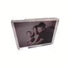 Quick delivery Square mini clear acrylic plastic magnetic picture photo frame