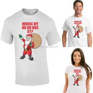 Preshrunk Jersey Knit Classic Printed Tee T-SHIRT TSHIRT WHERE MY HO HO HOS AT LETTERS TEXT IMAGE LOGO FAMILY CHRISTMAS SHIRT Preshrunk Jersey Knit Classic Printed Tee T-SHIRT TSHIRT WHERE MY HO HO HOS AT LETTERS TEXT IMAGE LOGO FAMILY CHRISTMAS SHIRT
