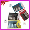 Electronic Digital Name Card Holder Solar Calculator With Pen