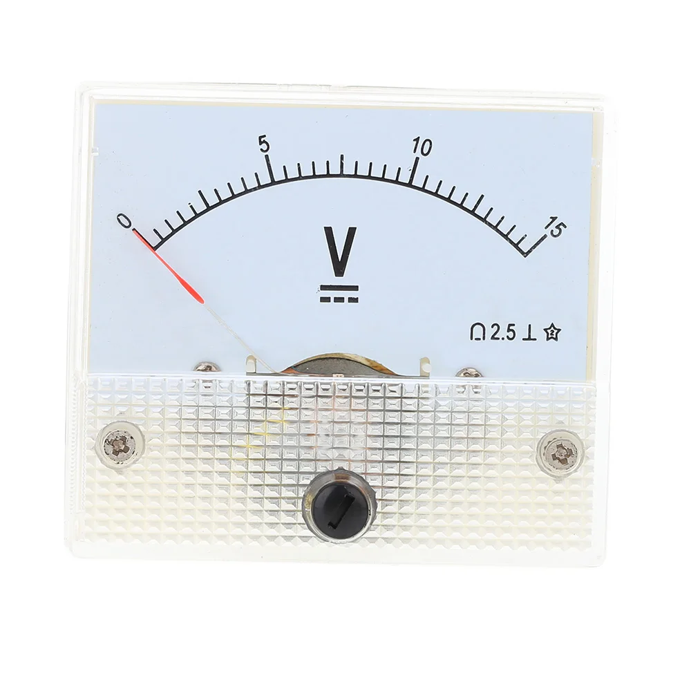 DC 0-15V Analog Volt Voltage Panel Meter Voltmeter Gauge