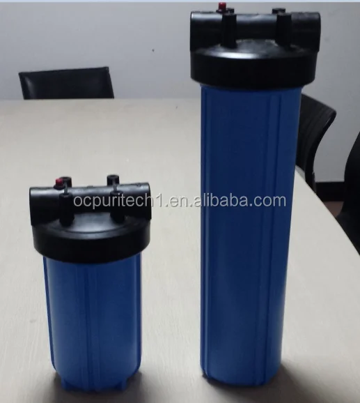 20 inch Double o-ring jumbo Big Blue Plastic Water Filter Housing
