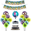 2019 Fashion Game Theme Birthday Party latex balloon Decorations set