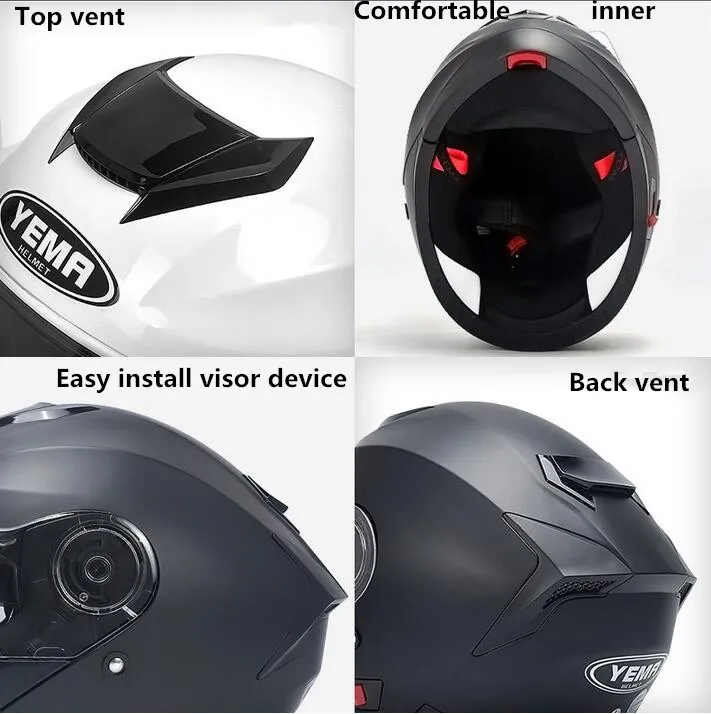 Motorcycle Helmet With Ece Approved Capacete Moto Modular Casco De Moto