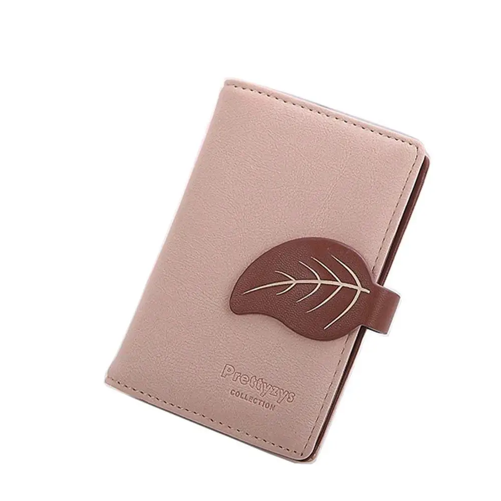 Aladin Leather Business Card Organizer Book Credit Card Holder with 60 Plastic