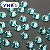 Elements hotfix rhinestone hotfix crystals factory wholesale Light Turquoise hotfix rhinestone for zip fastener