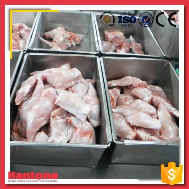 
Bone-In Skinless Frozen Rabbit Hind Leg 