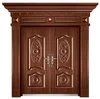 Double leaf heigh quality steel security door