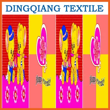 disperse printing bedsheet fabric in good color fastness