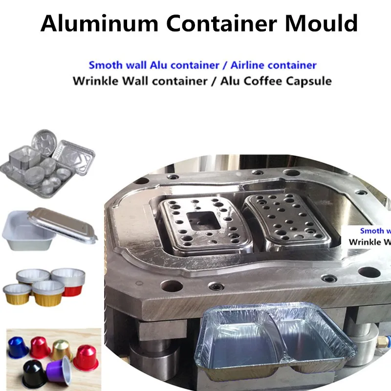 Mulit-cavity Aluminium Foil Container Mould Die With Ce - Buy Foil ...