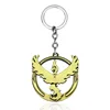 Wholesale Bird Shape Cut Out Metal Japan Anime Keychain
