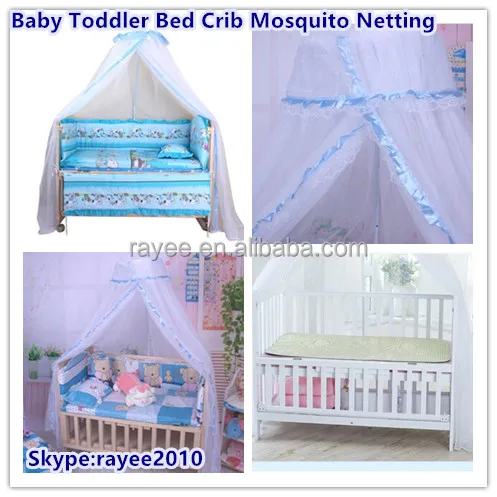 Malla mosquitera para Cuna de beb/é mosquitera de beb/é mosquitera de Encaje Plegable para Cuna y Cuna