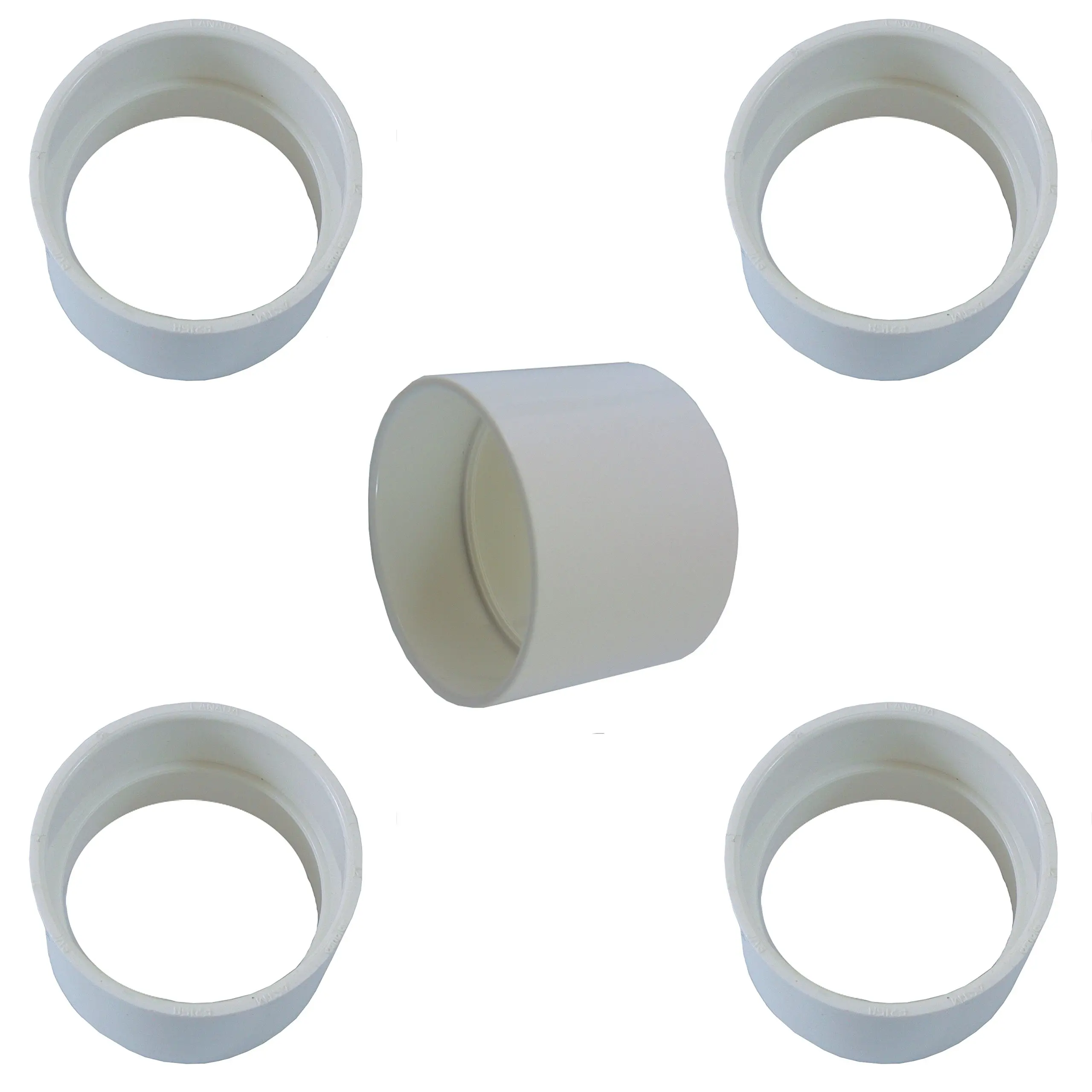Schedule 40 Coupling UltraViolet Resistant 1//2 Socket Spears 429-UV Series PVC Pipe Fitting