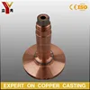 custom machining copper - parts conductive shaft
