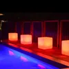 PE plastic rechargeable waterproof led cube cube led lighted led cube chair outdoor seating for outdoor LTT-C500