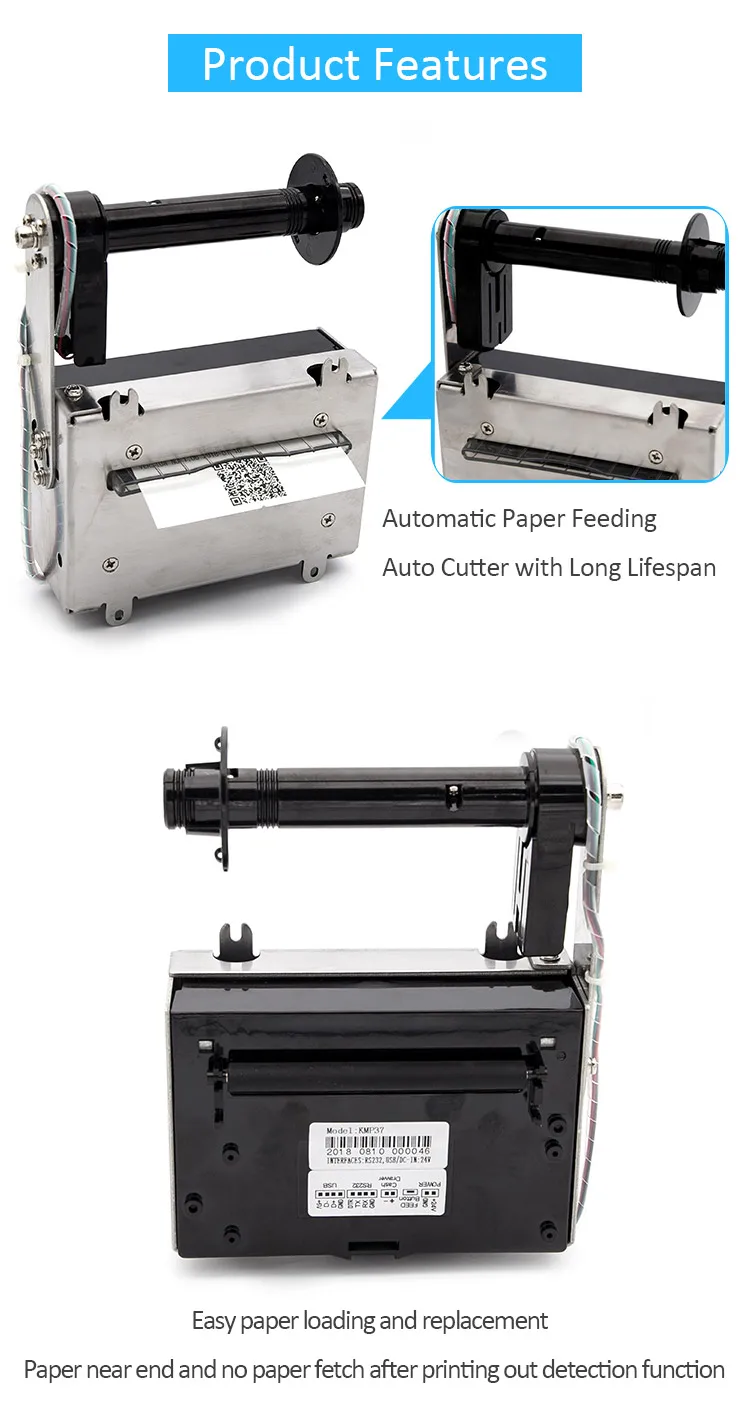 Auto Cutter 80mm Thermal Printer