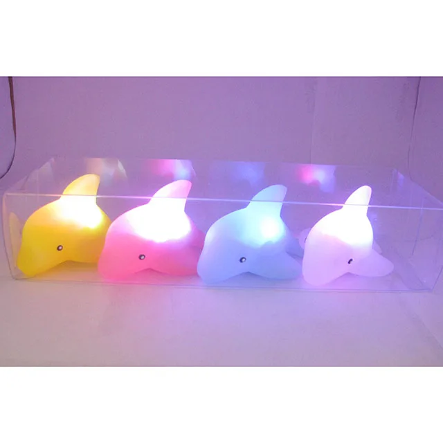 Decoration Night light gift,Light up LED toys, dolphin shaped led lamp