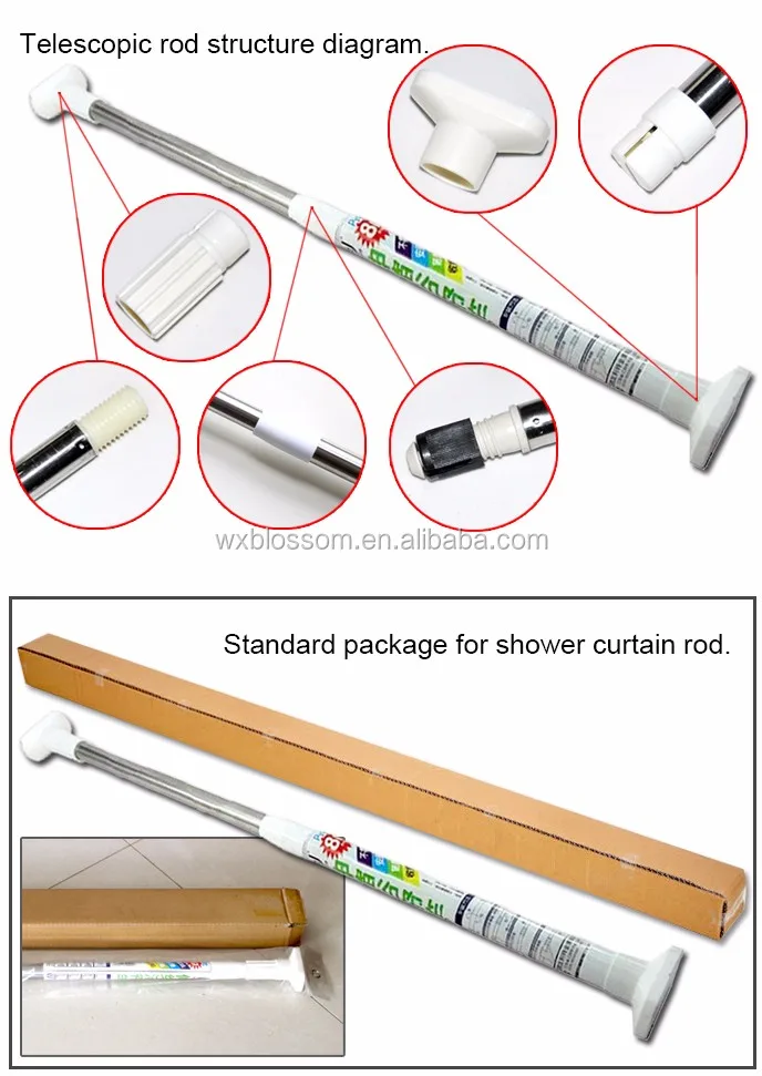 Custom Made Plastic Shower Curtain Rod Covers Buy Rod Covers,Shower