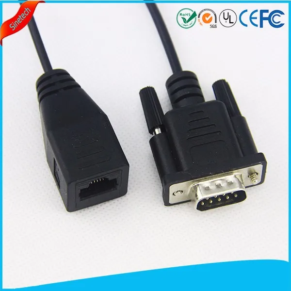 Black VGA DB15 male to db9 female cable