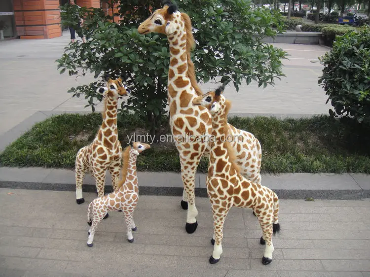 life size plush giraffe