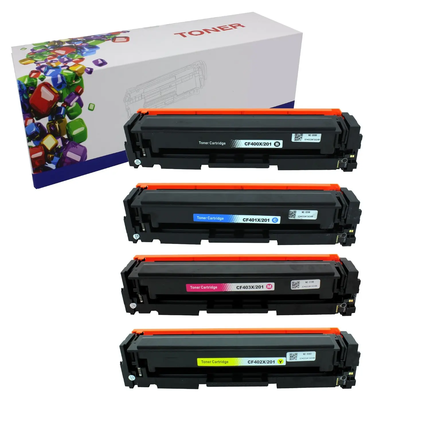 5PK CF400X CF401X CF402X CF403X Set For HP201X LaserJet Pro M252dw M277